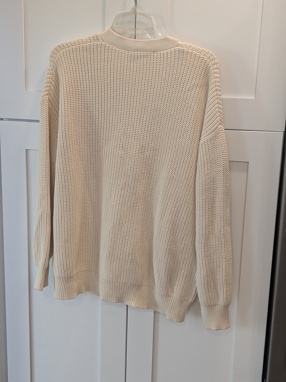 Jenni Kayne Cream Button-Front Knit Cardigan - Picture 9 of 9